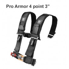 Ремни безопасности  Pro Armor  4-х точечные 3" черный
