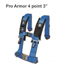 Ремни безопасности  Pro Armor  4-х точечные 3" синий